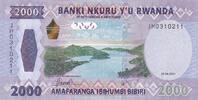 Rwanda 2000 francs 2000 Francs - Vue de Kibuye - Lac Kivu - 2024 - Série JH -