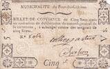 France 5 sous 5 sous - Puy de dôme - Municipalité de Pont du château - 1792 -