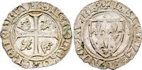 France blanc guénar Blanc Guénar, Charles VI - ND (1380-1422) - Crémieux - Point 1er -