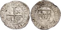 France blanc guénar Blanc Guénar, Charles VI - ND (1380-1422) - Point 4/5em -