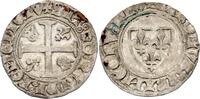 France blanc guénar Blanc Guénar, Charles VI - ND (1380-1422) - Toulouse - Point 5em -