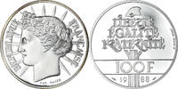 France 100 francs 100 Francs Liberté - 1988 - Argent - Issu de Coffret -