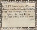 France 2 sols 2 Sols et Demi - Herault - Billet Patriotique de Pezenas - 1792 - non signé -