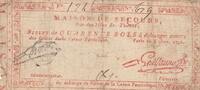 France 40 sols 40 sols - Maison de secours, rue des filles St. Thomas - 05-09-1791 -