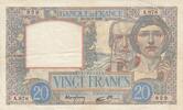 France 20 francs 20 Francs - Science et Travail - 22-08-1940 - Série A.878 -