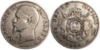 France 5 francs 5 Francs Napoléon III - 1856 BB - Argent -
