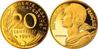 France 20 centimes 20 centimes Marianne - 1991 - BE -
