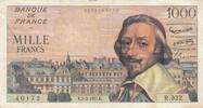 France 1000 francs 1000 Francs - Richelieu - 07-03-1957 - Série R.322 -