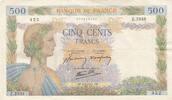 France 500 francs 500 Francs - La Paix - 08-05-1941 - Série E.2838 -