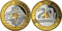 France - Monnaie de Paris 20 francs 20 Francs Mont Saint Michel - 2000 Frappe BE - issu de coffret -
