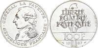 France 100 francs 100 Francs Général La Fayette - 1987 Argent -