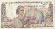 France 10000 francs 10000 Francs - Génie Français - 14-09-1950 - Série X.910 -