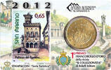 Saint-Marin 50 centimes Palazzo del Governo - 50 centimes 2012 Coincard + Timbre -