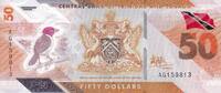 Trinidad et Tobago  50 Dollars - Oiseaux - Polymer - 2020 - Série AG NEUF