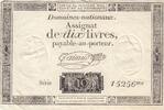 France 10 livres 10 Livres - Filigrane République - Sign. Taisaud - 24-10-1792 - Série 15256 -