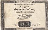 France 10 livres 10 Livres - Filigrane Fleur de Lys - 24-10-1792 - Sign. Taisaud - Série 2058 -