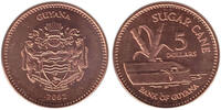 Guyana 5 dollars 5 Dollars - Canne à Sucre - 2002 -