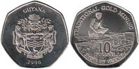 Guyana 10 dollars 10 Dollars Mine d'Or - 1996 -