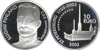 Finlande 10 euro 10 Euro Mannerheim - Argent - 2003 -
