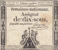 France 10 sous 10 Sous - Femmes - bonnet phygien - 24-10-1792 - Sign. Guyon - Série 1228 -