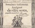 France 10 sous 10 Sous - Femmes - bonnet phygien - 24-10-1792 - Sign. Guyon - Série 114 -