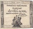 France 10 sous 10 Sous - Femmes - bonnet phygien - 24-10-1792 - Sign. Guyon - Série 1816 -