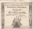 France 10 sous 10 Sous - Femmes - bonnet phygien - 04-01-1792 - Sign. Guyon - Série 1881 -