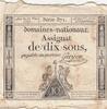 France 10 sous 10 Sous - Femmes - bonnet frigien - 23-05-1793 - Sign. Guyon - Série 871 -