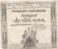 France 10 sous 10 Sous - Femmes - bonnet frigien - 23-05-1793 - Sign. Guyon - Série 952 -