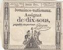 France 10 sous 10 Sous - Femmes - bonnet frigien - 23-05-1793 - Sign. Guyon - Série 871 -
