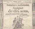 France 10 sous 10 Sous - Femmes - bonnet frigien - 23-05-1793 - Sign. Guyon - Série 907 -