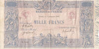 France 1000 francs 1000 Francs - Rose et Bleu - 07-11-1919 - Série E.1346 -