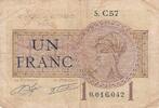 France 1 franc 1 Franc - Chambre de commerce de Paris - 1920 - Série S.C57 -