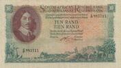 Afrique du Sud 10 rand 10 Rand - Jan Van Riebeeck - Mine - 1962 - Série C.21 -