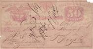 Colombie 50 peso 50 Centavos - Republique de Colombie - Correos Nacionales - Cartagene - 1889 -