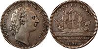 France 1 jeton Chambre De Commerce De La Rochelle, Louis XVI - Jeton Argent 1774 TTB
