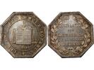 France 1 jeton Notaires, Amiens - Jeton Argent Poinçon Corne (Après 1879) -