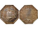 France 1 jeton Notaires, Mantes - Jeton Argent Poinçon Corne (Après 1879) -