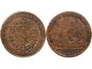France 1 jeton Galeres Royales, Louis Joseph De Bourbon, Duc De Vendome - Jeton Cuivre 1705 -