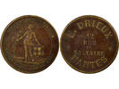 France 1 jeton Publicitaire, E. Drieux - Jeton Laiton - 1890 / 1900 Nantes -