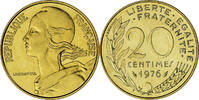 France 10 centimes 20 Centimes Marianne - 1976 Issu de Coffret BU -