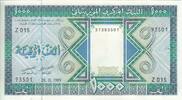 Mauritanie 1000 ouguiya 1000 Ouguiya - Dromadaire et poissons - 28-11-1989 - Série Z.015 - PROMO -