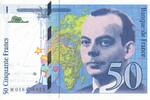 France 50 francs 50 Francs - Saint-Exupéry - 1994 - Série M.018 -