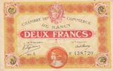 France 2 francs 2 Francs - Nancy - Chambre de Commerce - 11-11-1918 - Série A -