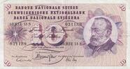Suisse 1968 10 Francs - Gottfried Keller - Oeillets - 15-05-1968 - Série 53S TTB