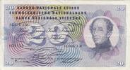 Suisse 1955 20 Francs - Guillaume-Henri Dufour - Chardon argenté - 07-07-1955 - Série 5B TTB