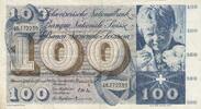 100 francs 1965 Schweiz 100 Francs - Child  St Martin - 21-02-1965 - Serial 48J III / SS