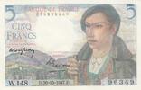 France 5 francs 5 Francs - Berger - 30-10-1947 - Série W.148 -