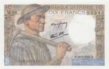 France 10 francs 10 Francs - Mineur - 22-06-1944 - Série W.88 -