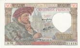 France 50 francs 50 Francs - Jacques Coeur - 24-04-1941- Série B.70 -